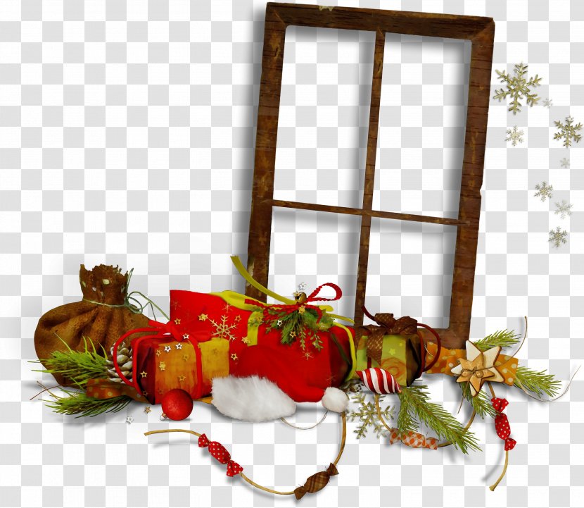 Christmas Decoration - Wet Ink - Holly Transparent PNG