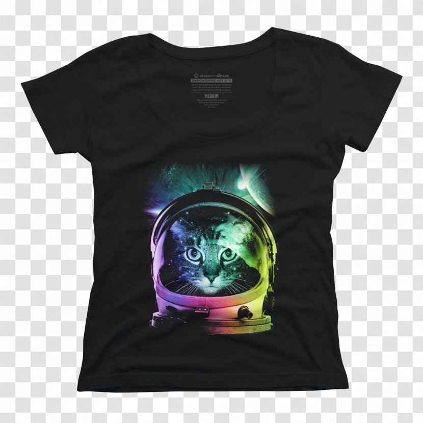 T-shirt Cat Kitten Hoodie Astronaut Transparent PNG