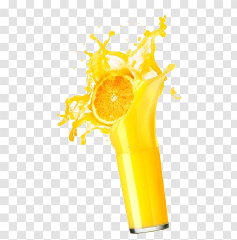 Orange Juice Lemon Drink - Water - Messy Transparent PNG