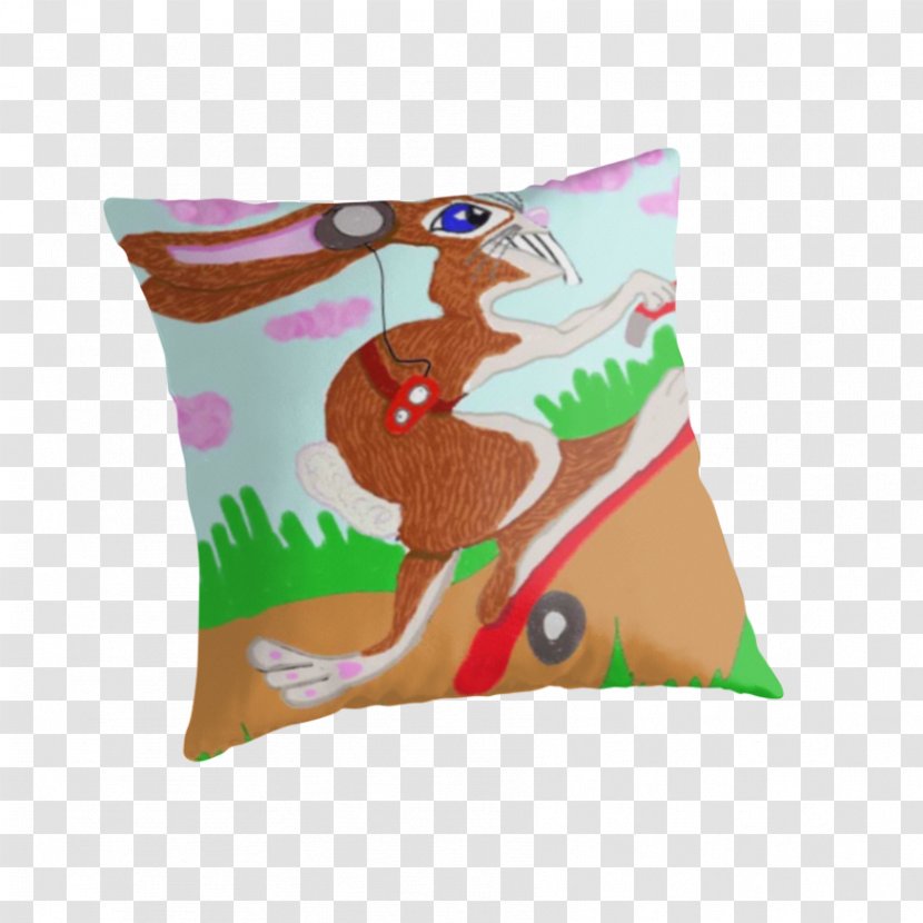 Reindeer Cushion Throw Pillows - Mammal Transparent PNG