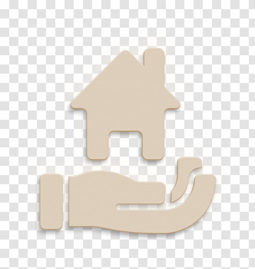 Money And Finances Icon Business Icon Real Estate Business House On A Hand Icon Transparent PNG