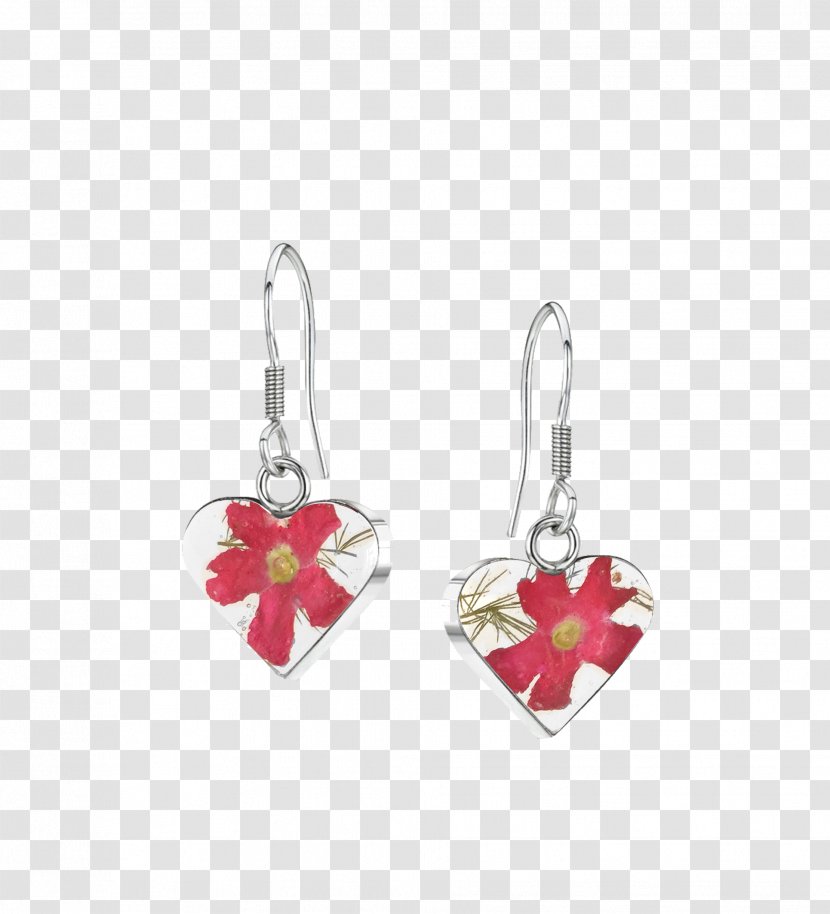 Earring Jewellery Sterling Silver Flower - Body Jewelry Transparent PNG
