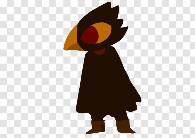 Beak Flightless Bird Silhouette Clip Art - Character - Tokoyami Transparent PNG