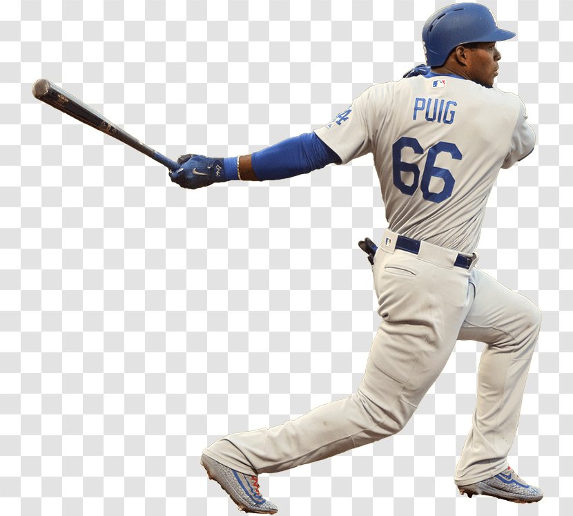 Los Angeles Dodgers Baseball Bats MLB Player - Yasiel Puig Transparent PNG