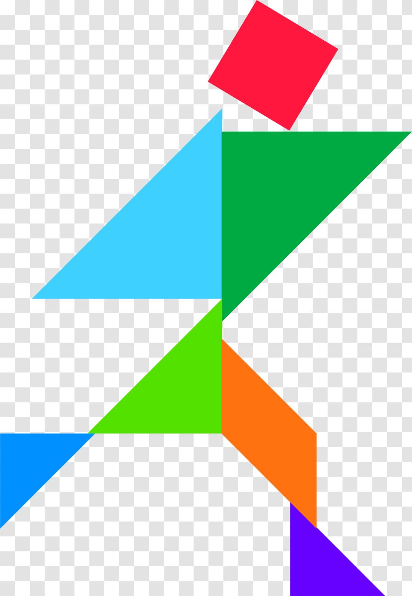 Tangram Puzzle Clip Art - Triangle - Pursuit Transparent PNG