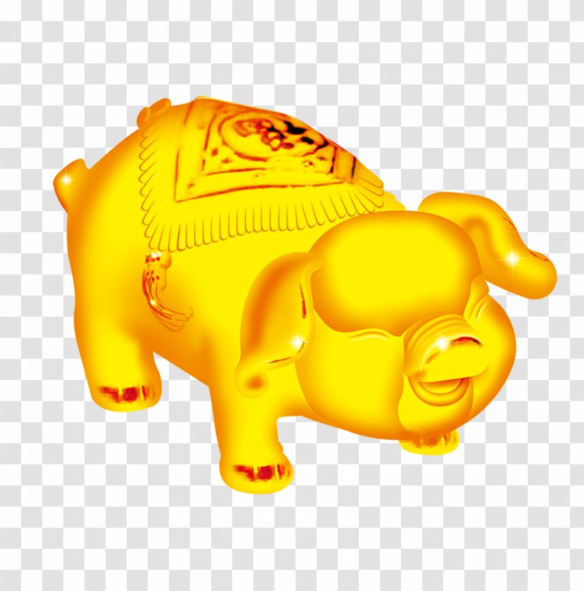 Domestic Pig Resource - Tai Sui - Golden Transparent PNG