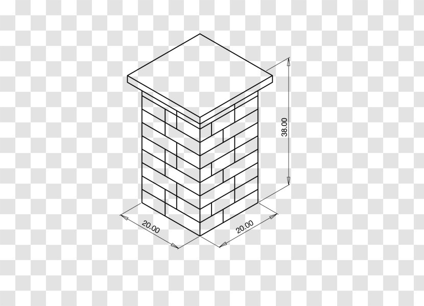 Brick Building Drawing Wall Masonry - Concrete Unit - Column Transparent PNG