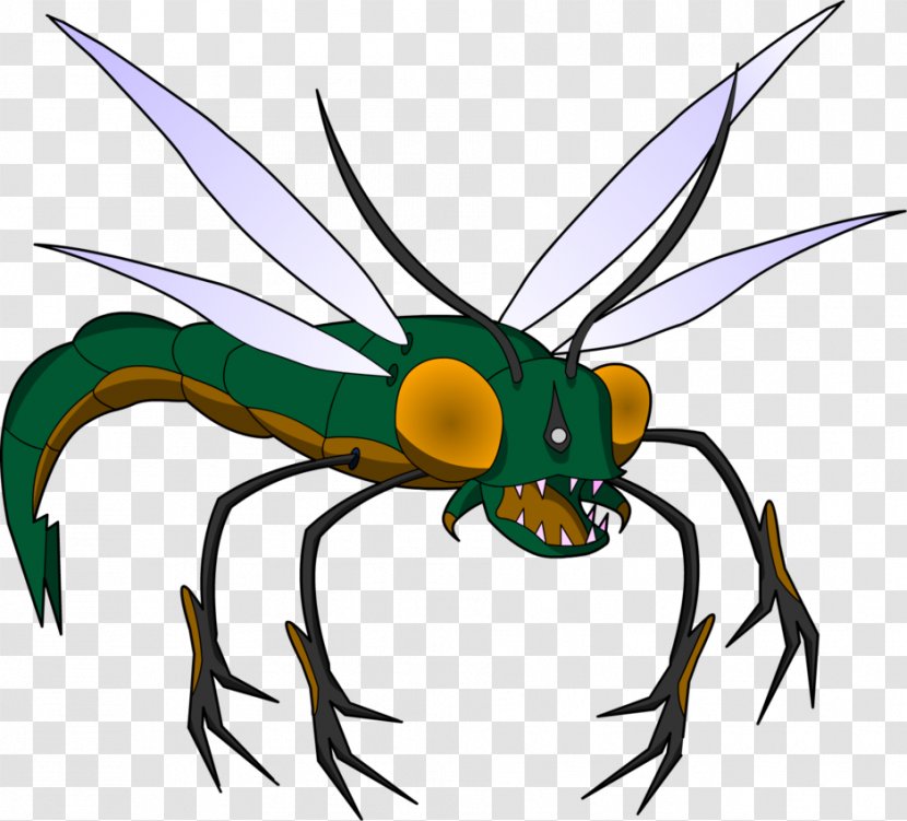 Insect Pollinator Cartoon Legendary Creature Clip Art - Fictional Character Transparent PNG