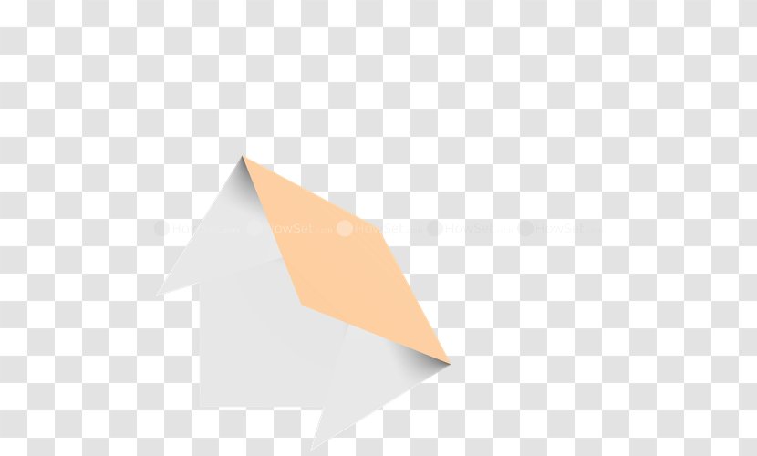 Line Triangle - Orange Transparent PNG