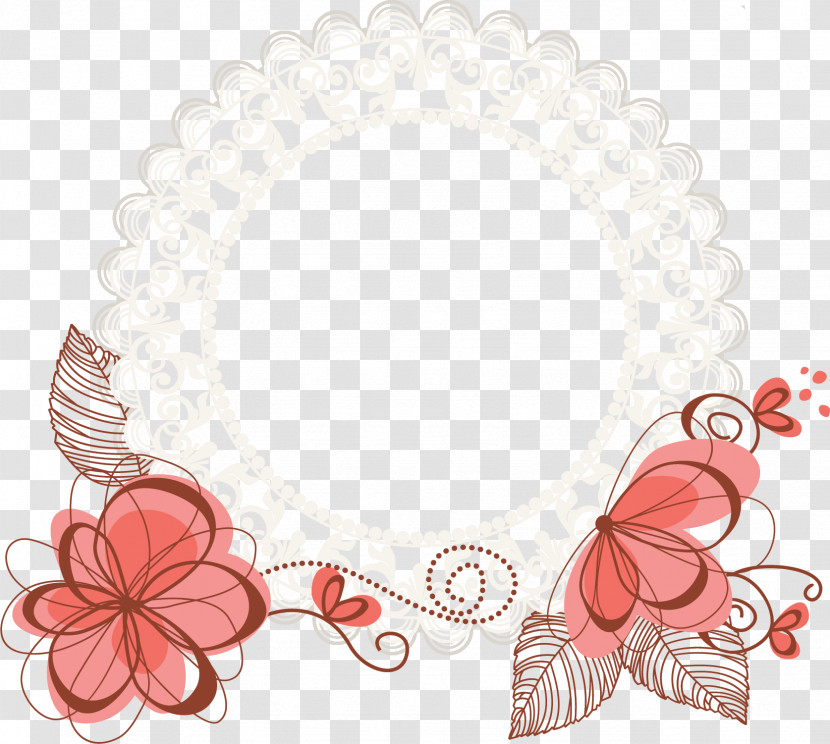 Flower Circle Frame Floral Circle Frame Circle Frame Transparent PNG