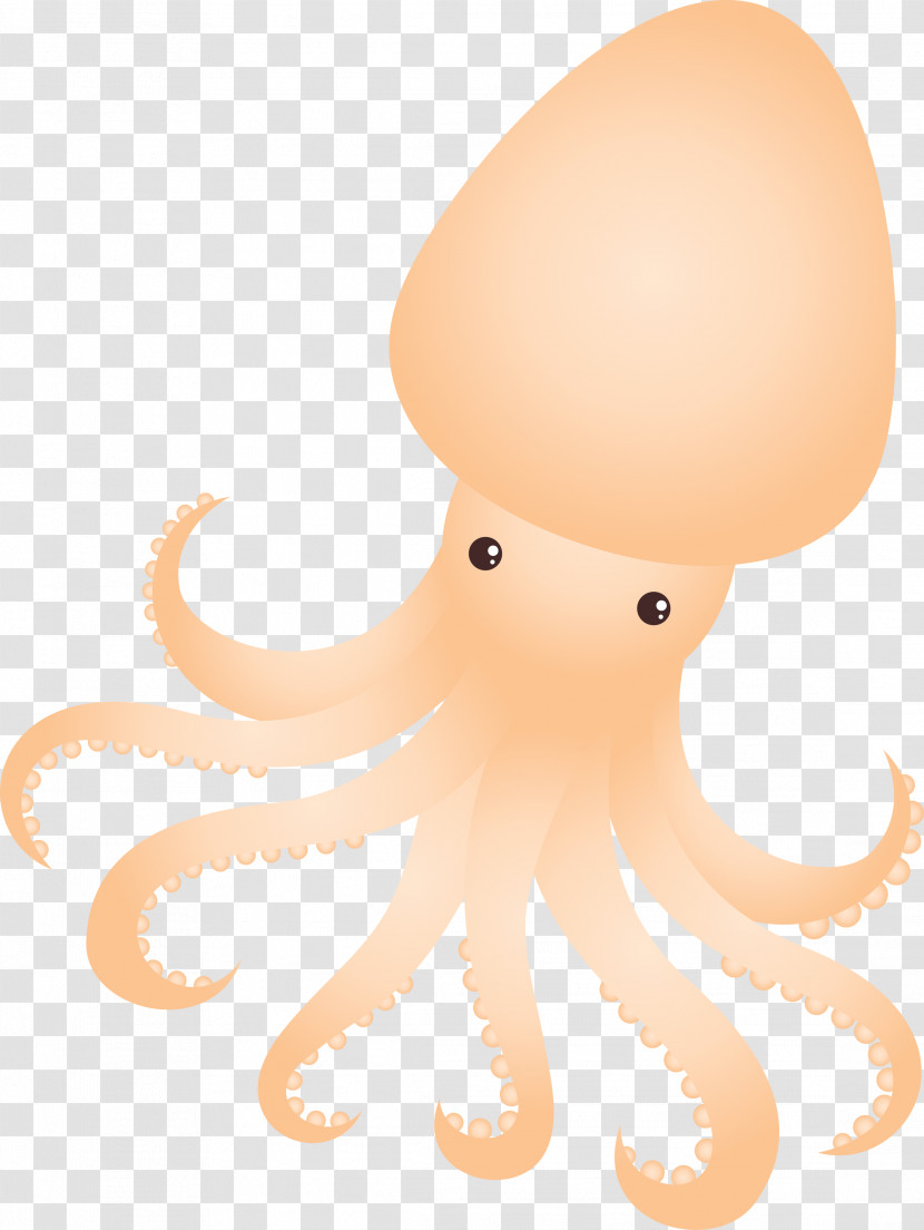 Octopus Giant Pacific Octopus Octopus Cartoon Squid Transparent PNG