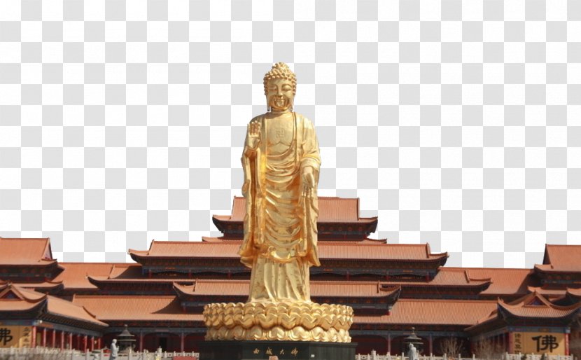 Western Regions Statue Daibutsu - Building - Xiyu Buddha Transparent PNG