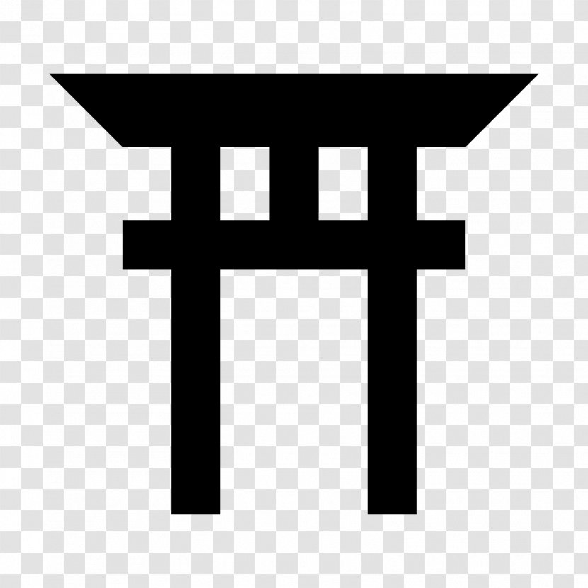 Torii Shinto Icon - Vecteur Transparent PNG