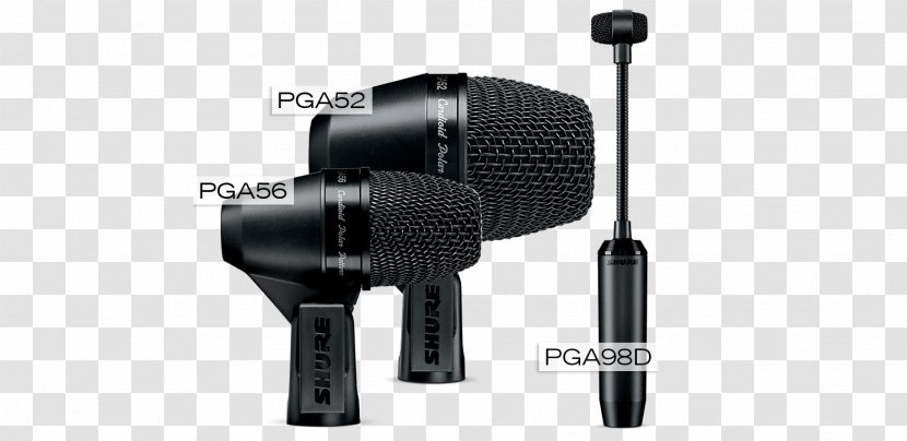 Microphone Shure PGA58 XLR Connector PGA98D-XLR - Silhouette Transparent PNG