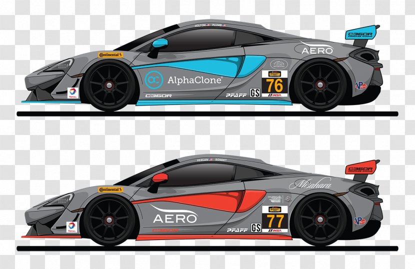 McLaren 570S Continental Tire SportsCar Challenge Sports Car WeatherTech Championship - Mclaren Transparent PNG