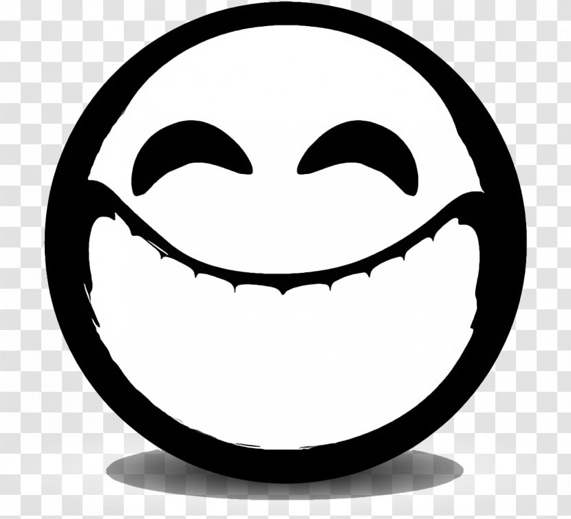 Emoticon - Black - Eye Mouth Transparent PNG