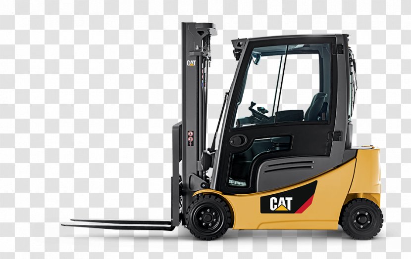 Forklift Caterpillar Inc. Wheel Pallet Material Handling - Warehouse - Cat Hand Transparent PNG