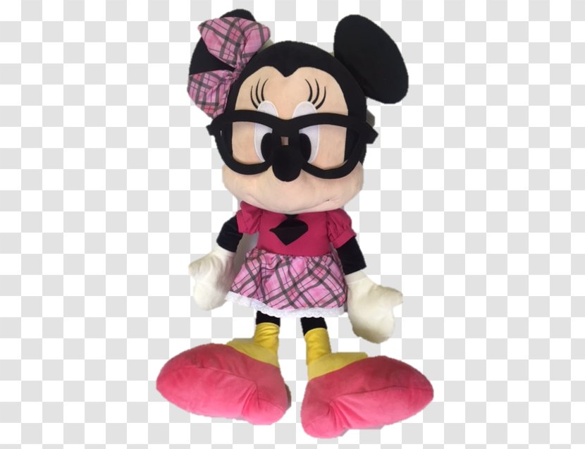 Plush Stuffed Animals & Cuddly Toys Pink M Figurine - Classic Mickey Mouse Sweatshirt Transparent PNG