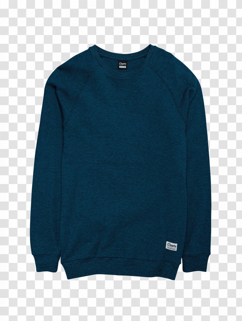 Long-sleeved T-shirt Sweater Jacket - Electric Blue - Light Strick Transparent PNG