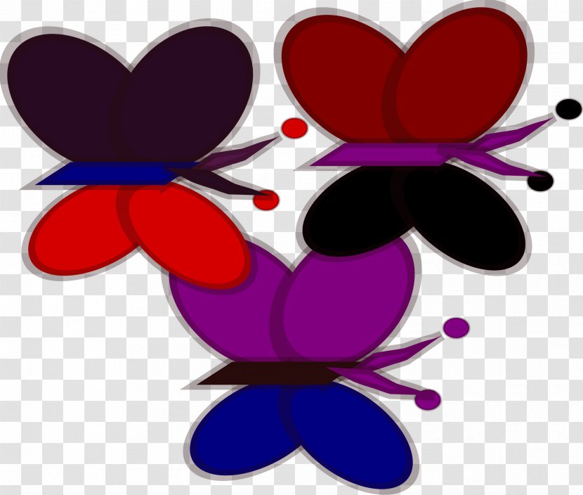 Butterfly Clip Art - Petal - Purple Transparent PNG