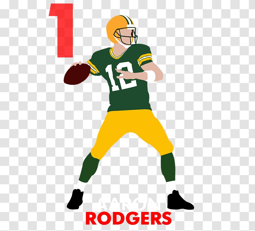 Green Bay Packers NFL Quarterback Cartoon Clip Art - Matthew Stafford Transparent PNG