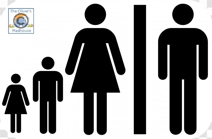 Unisex Public Toilet Bathroom Sign - Sleeve Transparent PNG