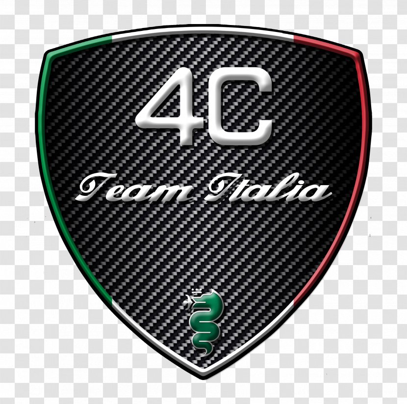 2018 Alfa Romeo 4C Sports Car Stelvio - Nicola - Logo Transparent PNG