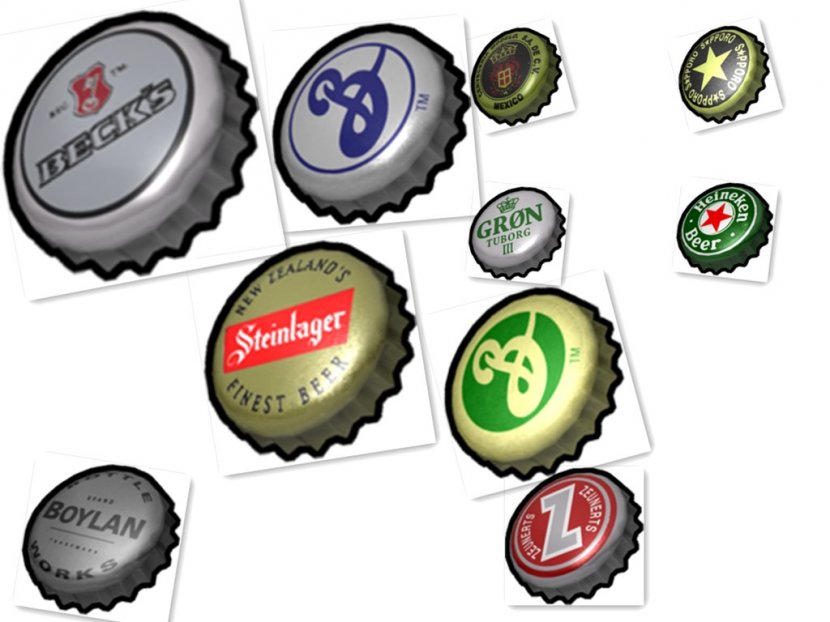 Red Wine Beer Bottle Cap - Label - Collection Transparent PNG