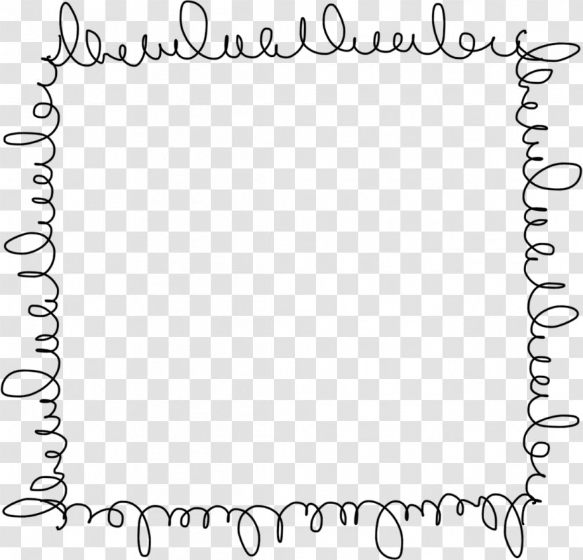 Graphic Frames Cuadro Doodle Clip Art - Handwriting Transparent PNG