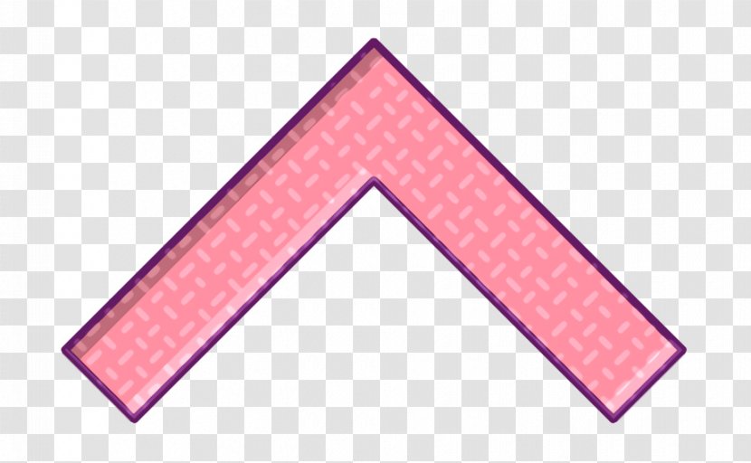 Arrow Icon Essential Set - Triangle - Pink Transparent PNG