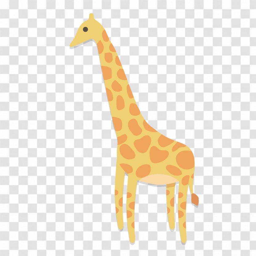 Giraffe Illustration - Stick Figure - Cute Vector Transparent PNG