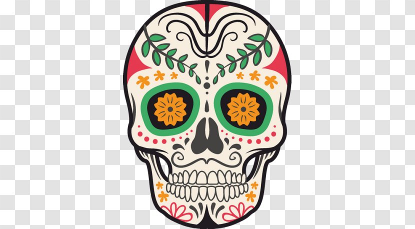 Paper Mexico Calavera Symbol Death - Flower Transparent PNG