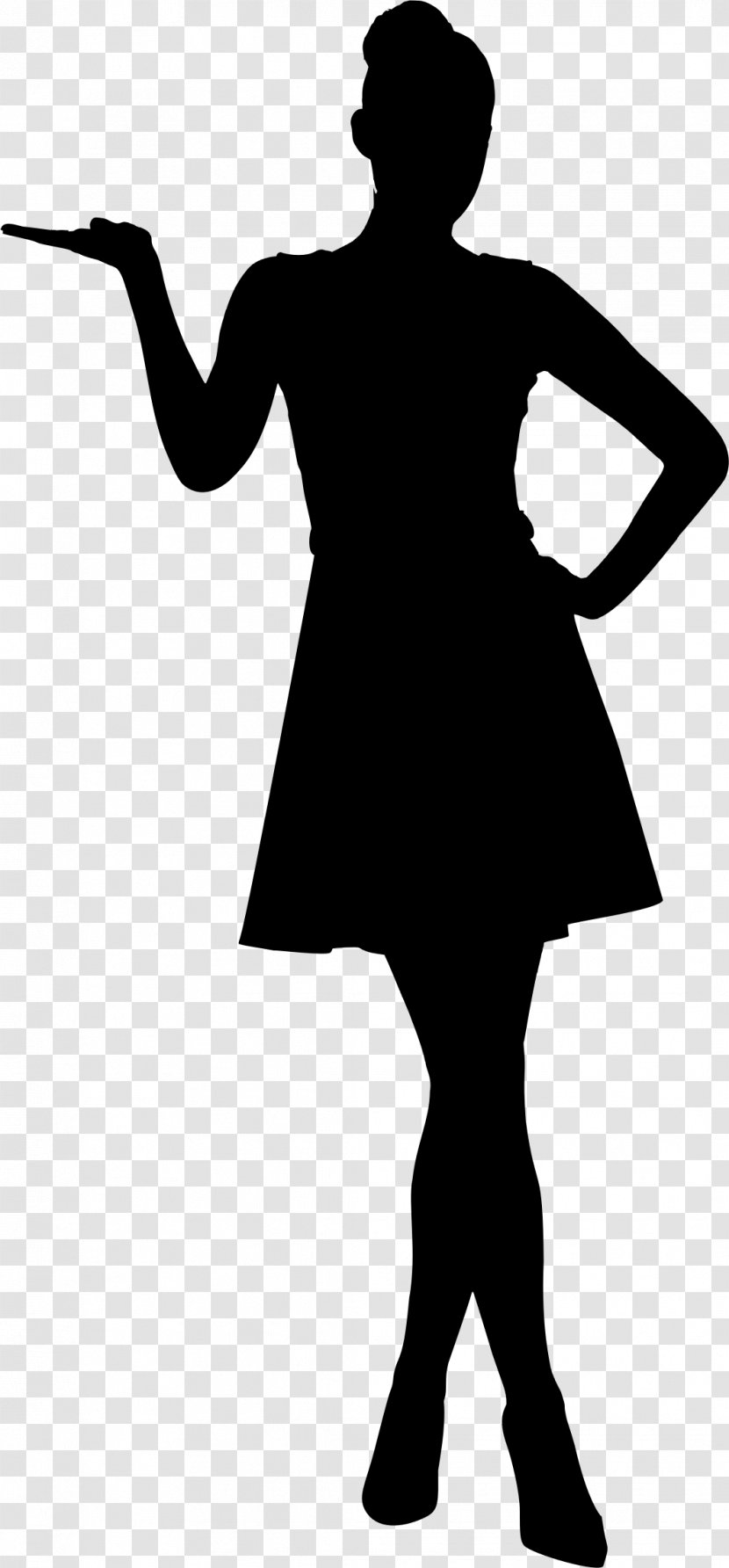 Woman Hip Clip Art - Silhouette Transparent PNG