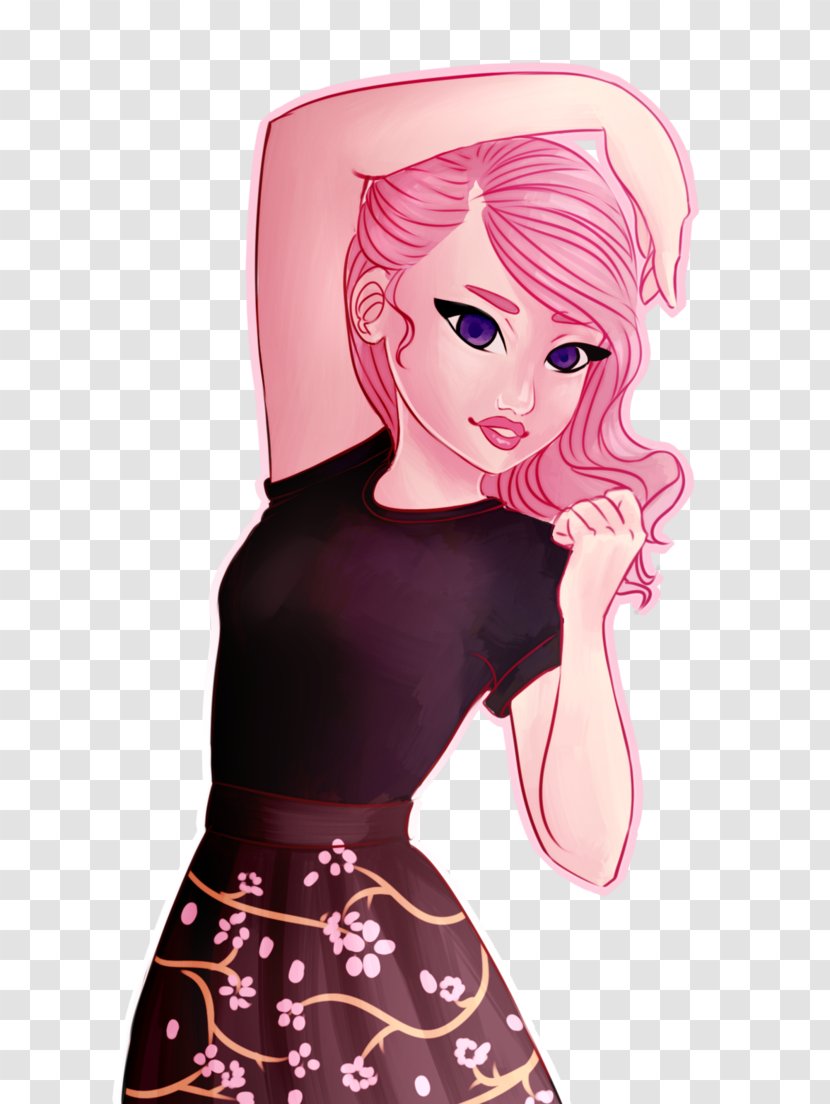 Barbie Brown Hair Cartoon Character - Frame Transparent PNG