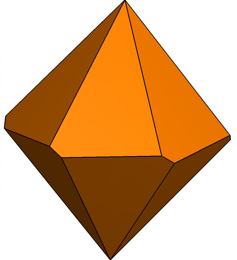 Hexagonal Trapezohedron Polyhedron Bipyramid - Uniform Transparent PNG