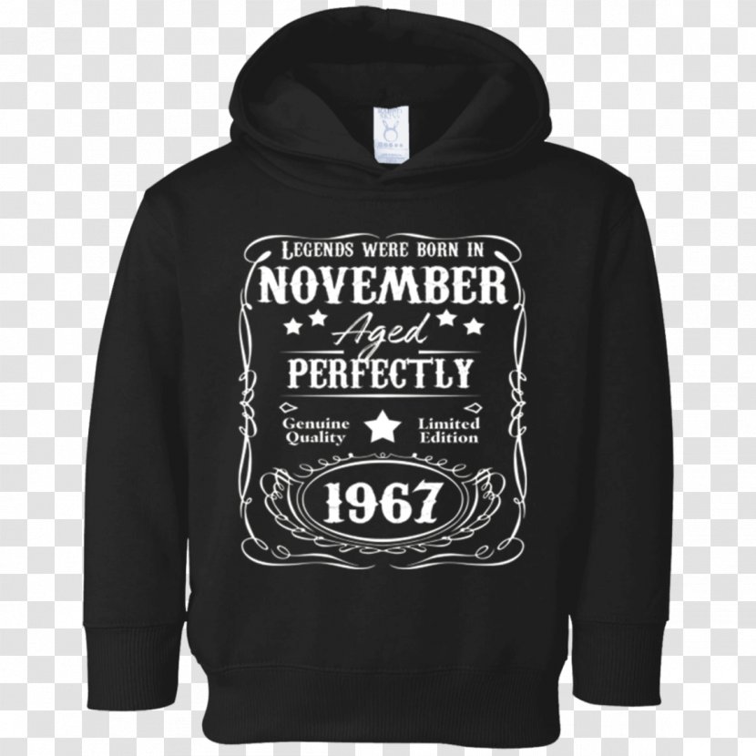 T-shirt Hoodie Sweater Clothing - Unisex - Legends Are Born In November Transparent PNG
