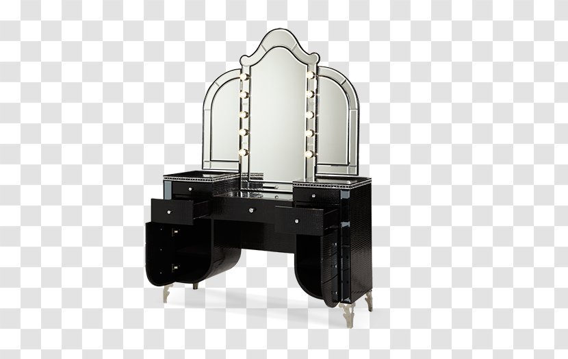 Table Mirror Vanity Upholstery Light - Cartoon - Floor Grandfather Clocks Transparent PNG