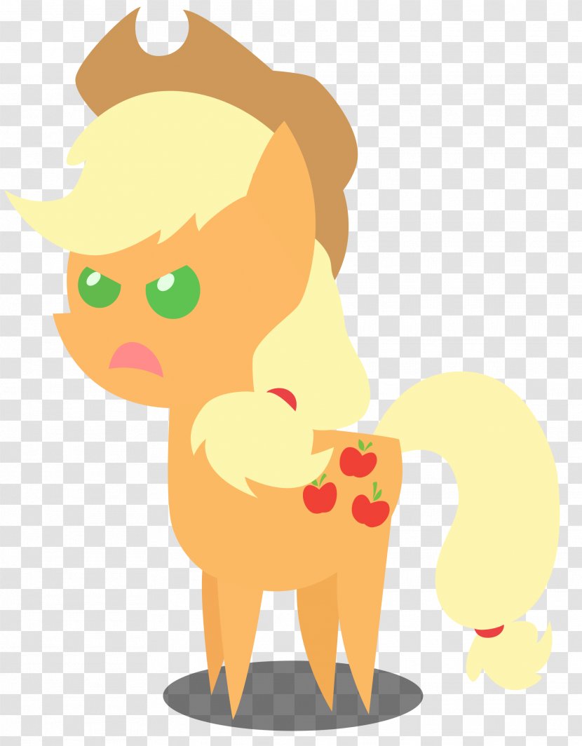 Cat Pony Applejack Illustration Fluttershy - Dog Transparent PNG