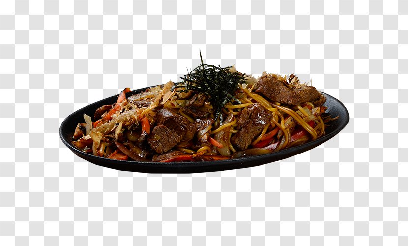 Yakisoba European Cuisine Recipe Spaghetti Food - Beefsteak Transparent PNG