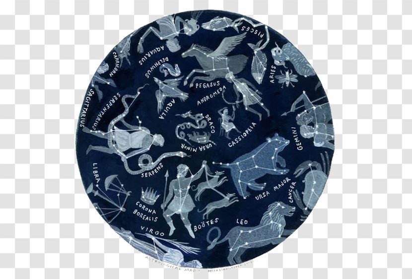Star Chart Constellation Zodiac Night Sky Universe Circular Galaxy Transparent Png