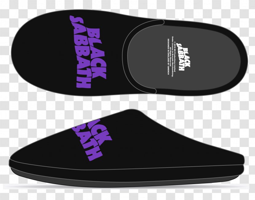 Slipper Master Of Reality Black Sabbath - Design Transparent PNG