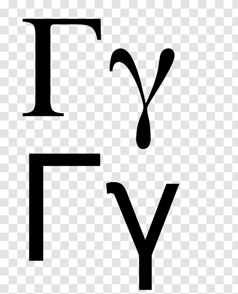 Gamma Greek Alphabet Letter Symbol - Brand Transparent PNG