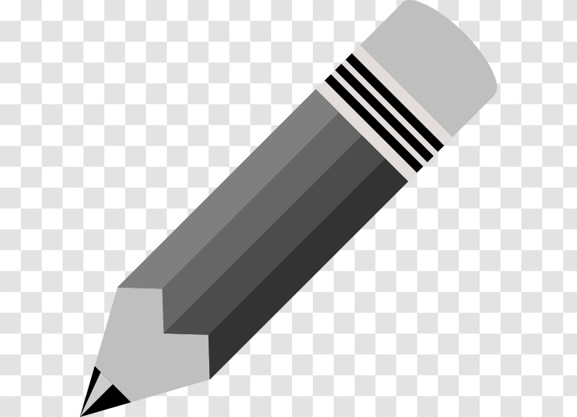 Pencil Black And White Clip Art - Cliparts Transparent PNG