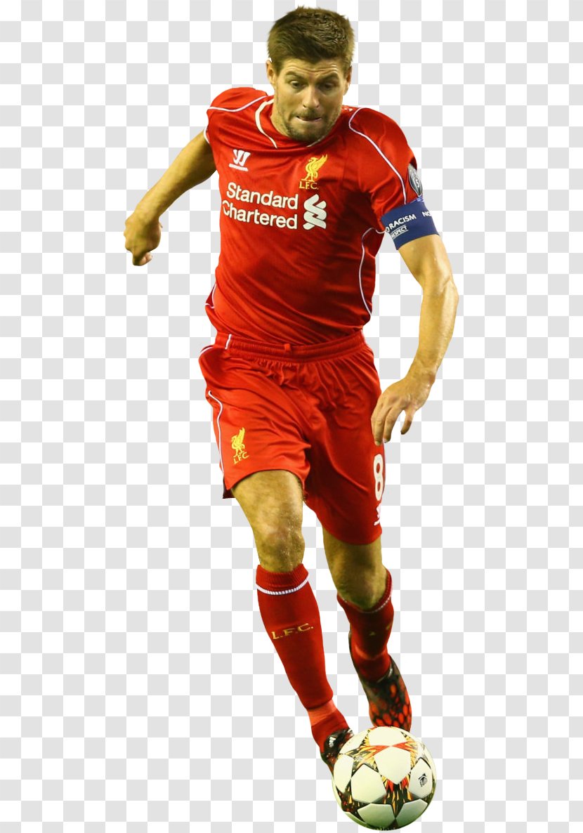 Team Sport Liverpool F.C. Football Jersey - Steven Gerrard Transparent PNG