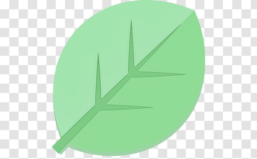 Green Leaf Logo Plant Symbol Transparent PNG