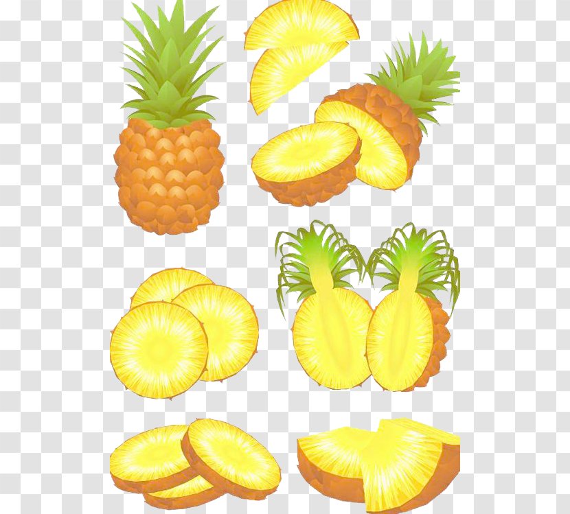Juice Pineapple Slice Fruit - Vegetable Transparent PNG