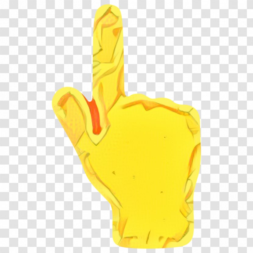 Yellow Background - Finger - Gesture Thumb Transparent PNG