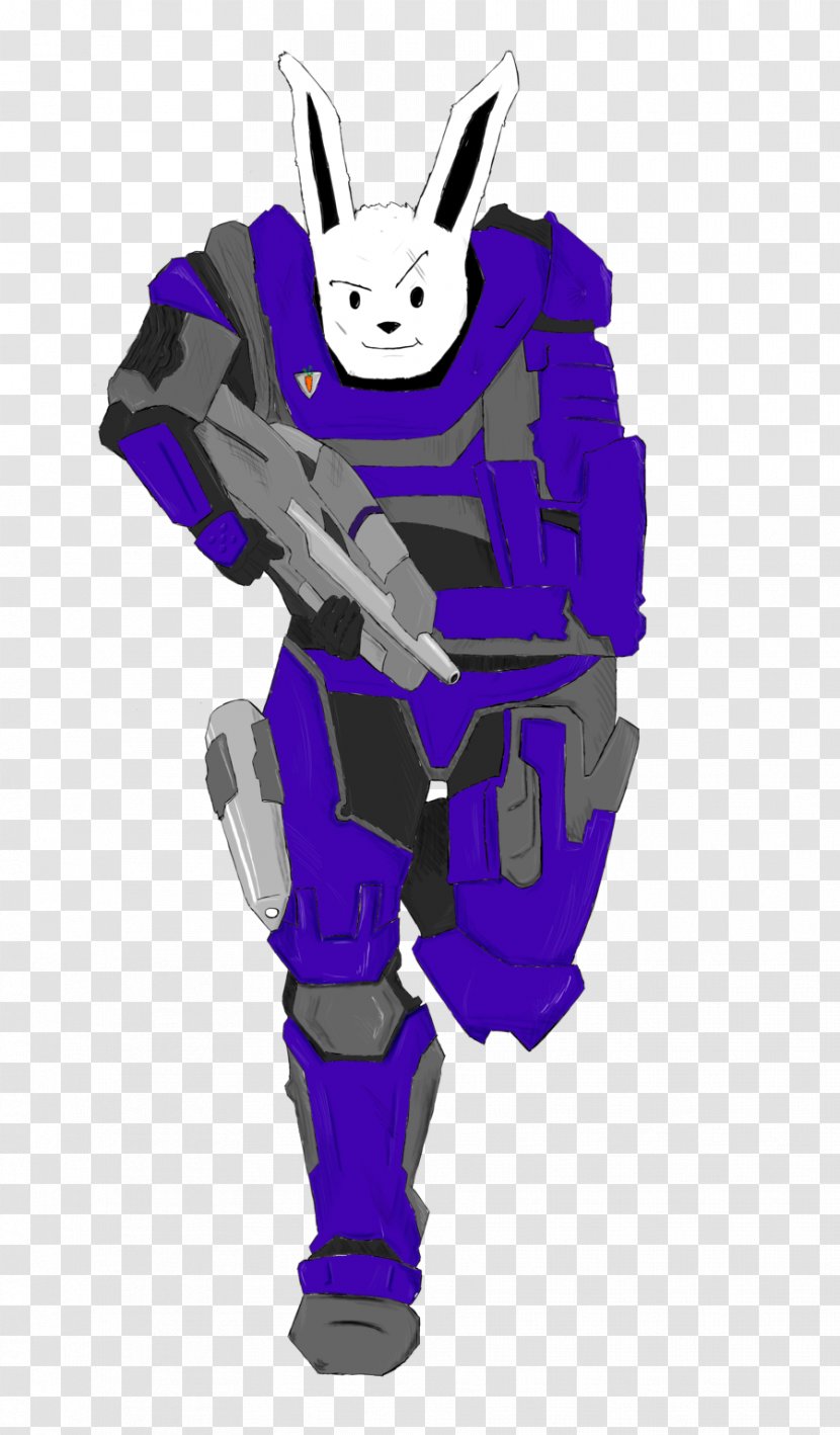 Mecha Illustration Cartoon Character Purple - Lacrosse Protective Gear - Ache Transparent PNG