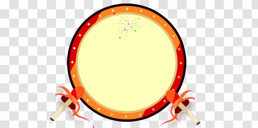 Cartoon Drums Festival - Frame - Pictures Transparent PNG