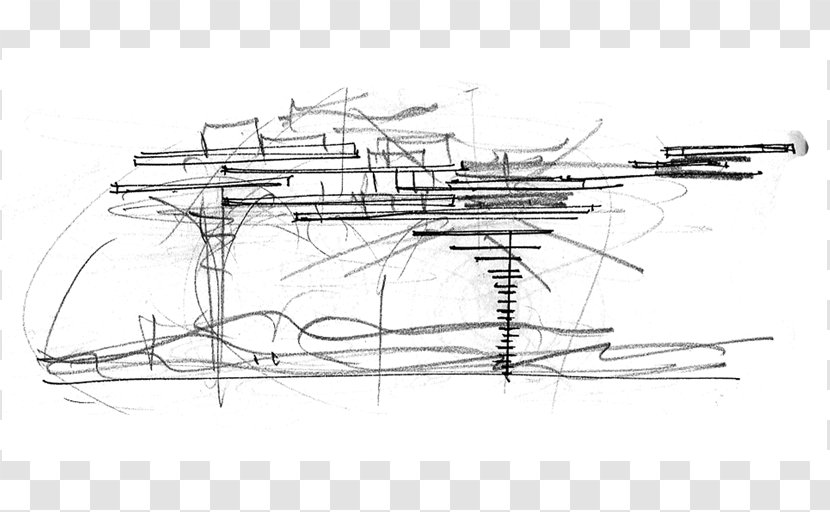 Line Art Engineering Mode Of Transport Sketch - Structure - Angle Transparent PNG